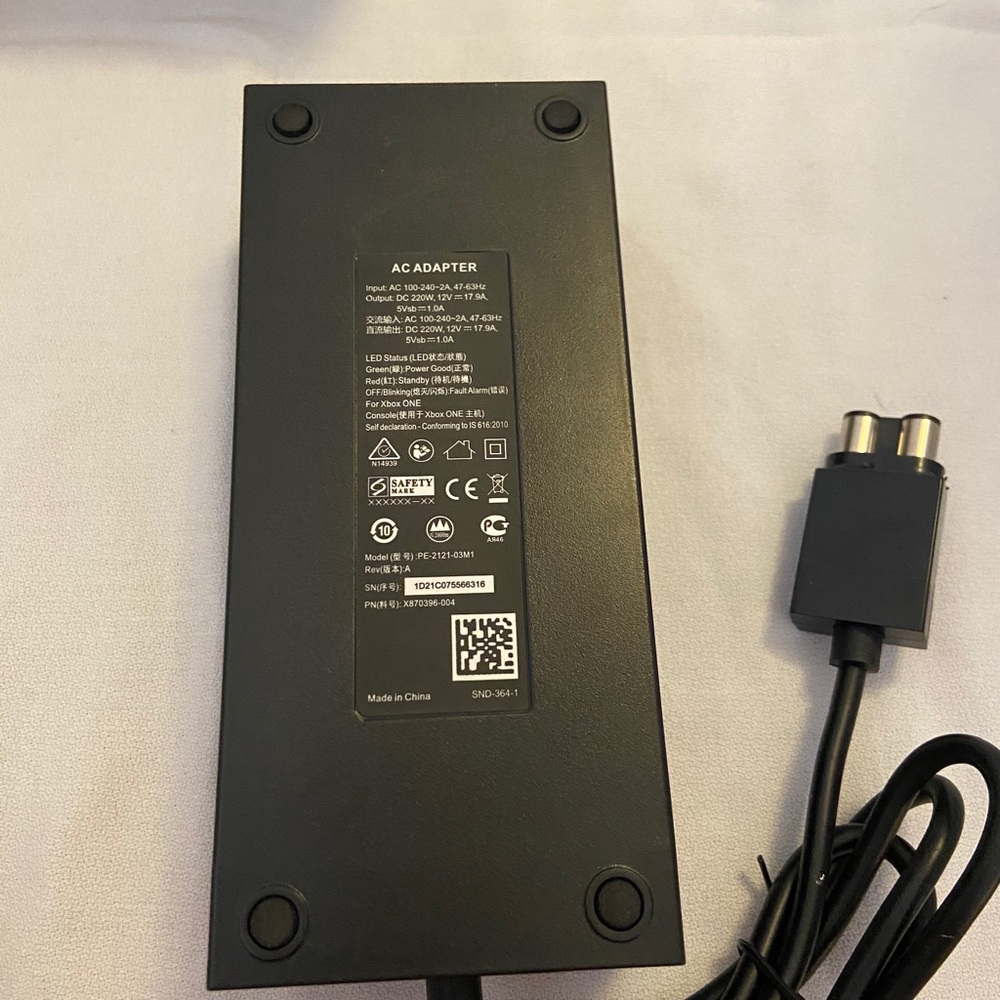 Xbox One Power Supply Brick AC Adapter Power - Picture 6 of 8